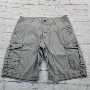 Tommy Bahama Shorts MENS 34 Riptide Gray Cargo Ripstop Utility Hiking Gorpcore